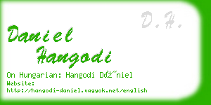 daniel hangodi business card